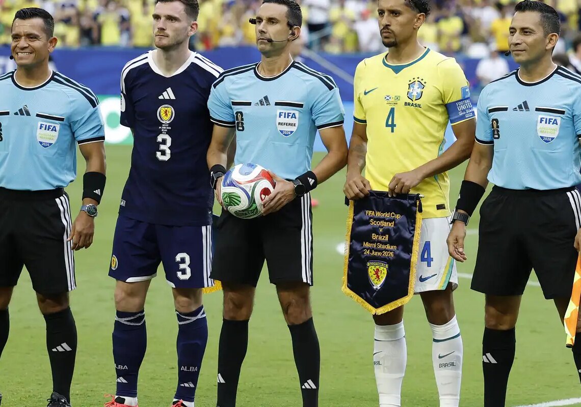 CBF envia ofício contestando gol anulado de Vini Jr. contra Escócia