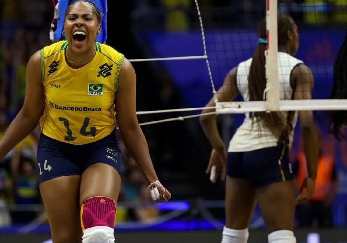 Brasil sofre, mas bate Itália por 3 sets a 2 na Liga das Nações