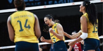 Brasil domina França e segue sem perder na Liga das Nações feminina