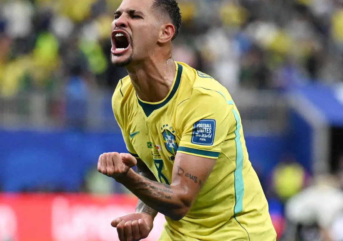 Bruno Guimarães vira “regista” do Brasil e pode igualar marca de Pelé
