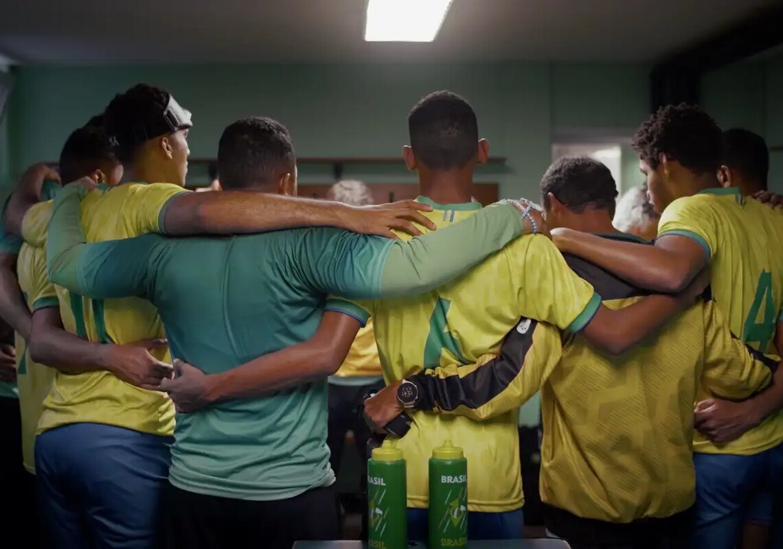 Também penta, seleção de futebol de cegos terá filme exibido nos EUA
