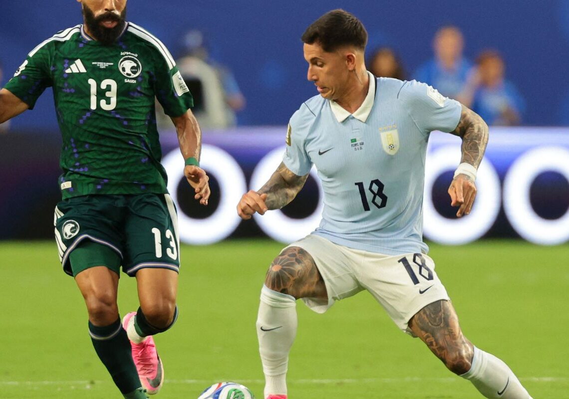 Uruguai arranca 1 a 1 com Arábia Saudita em estreia do Grupo H da Copa