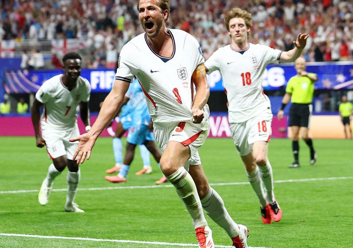 Inglaterra elimina RD Congo com dois gols de Kane e avança às oitavas