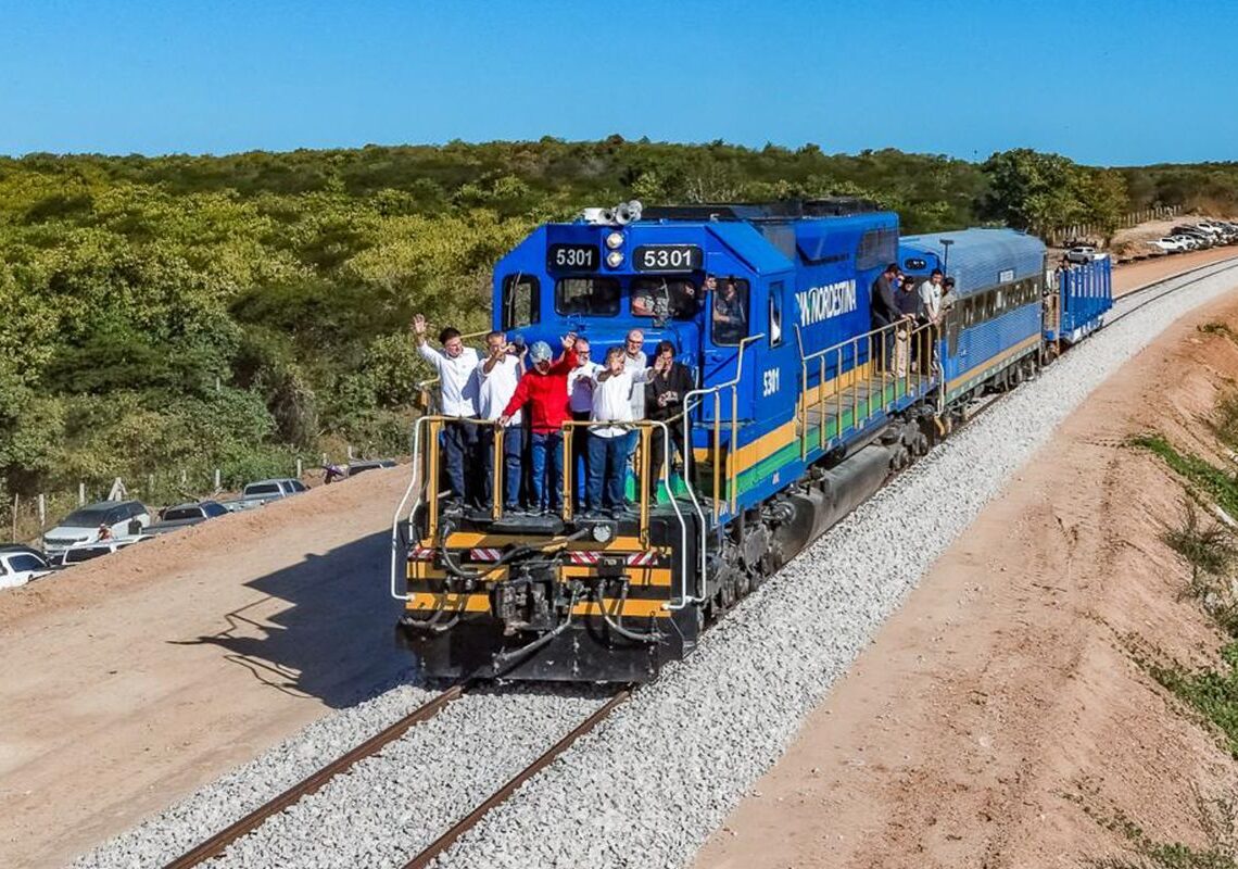 Ferrovia Transnordestina, entre CE e PI, atinge 82% de obra concluída