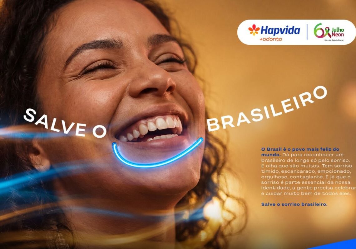 Hapvida +Odonto faz doação de 130 planos odontológicos durante o Julho Neon