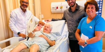 Bem humorada e desenvolta: aos 114 anos, paciente passa por cirurgia de alta complexidade no Recife e se recupera bem
