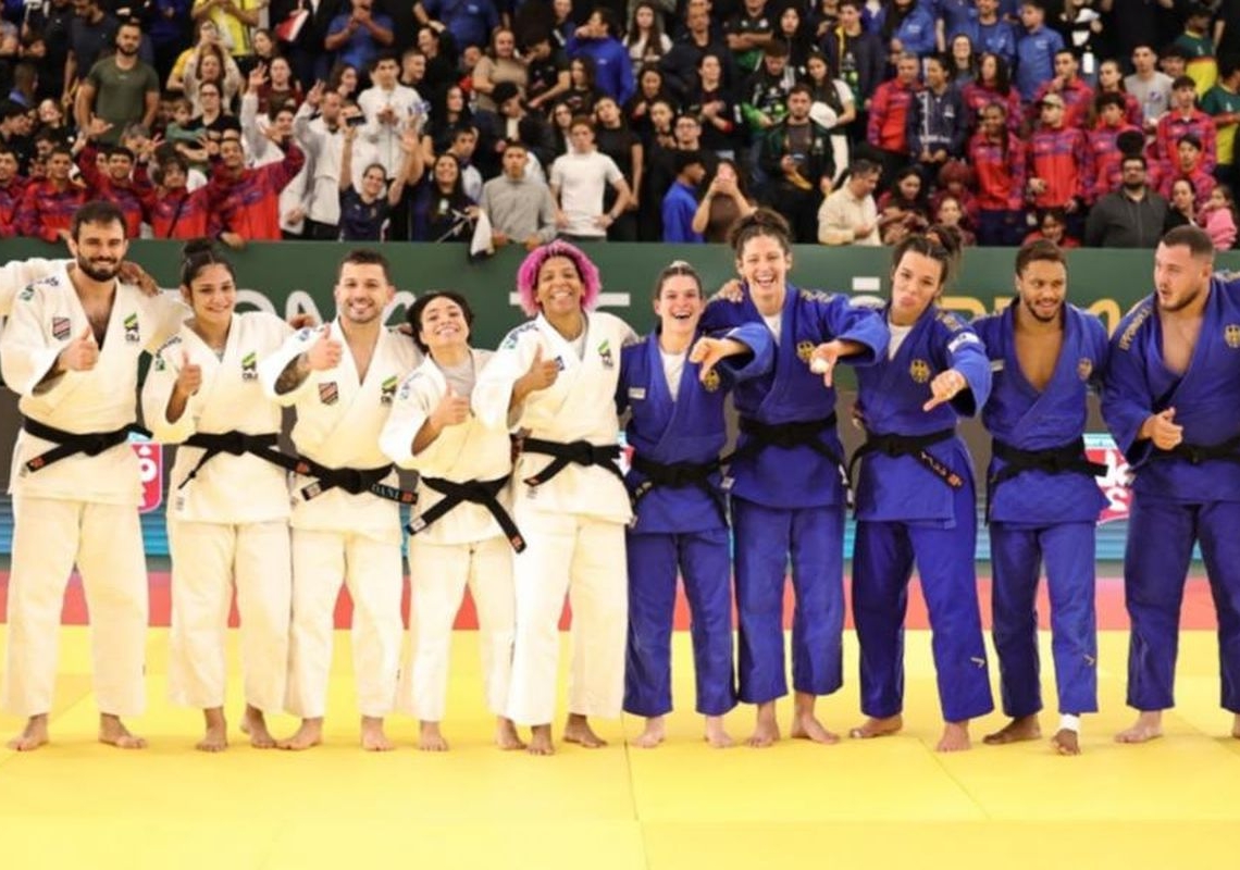 Brasil derrota Alemanha e leva título do Desafio Internacional de Judô