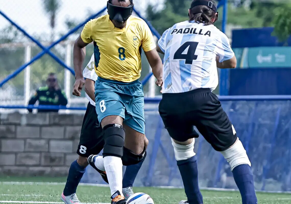 Brasil encerra Jogos Parasul-Americanos com ouro no futebol de cegos