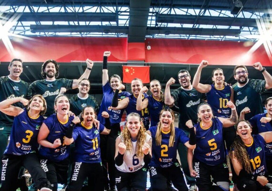 Brasil vence anfitriã China e vai à final do Mundial de vôlei sentado