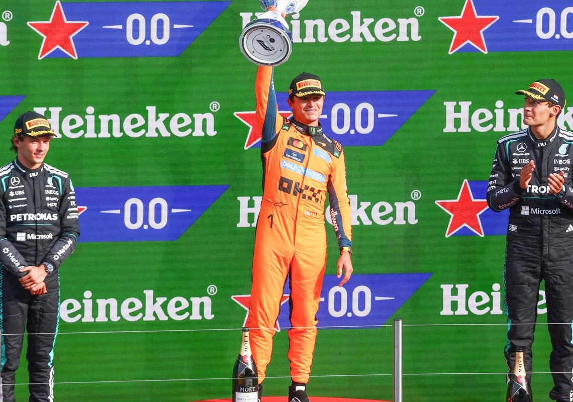 Lando Norris vence GP da Holanda e conquista 2ª vitória seguida na F1
