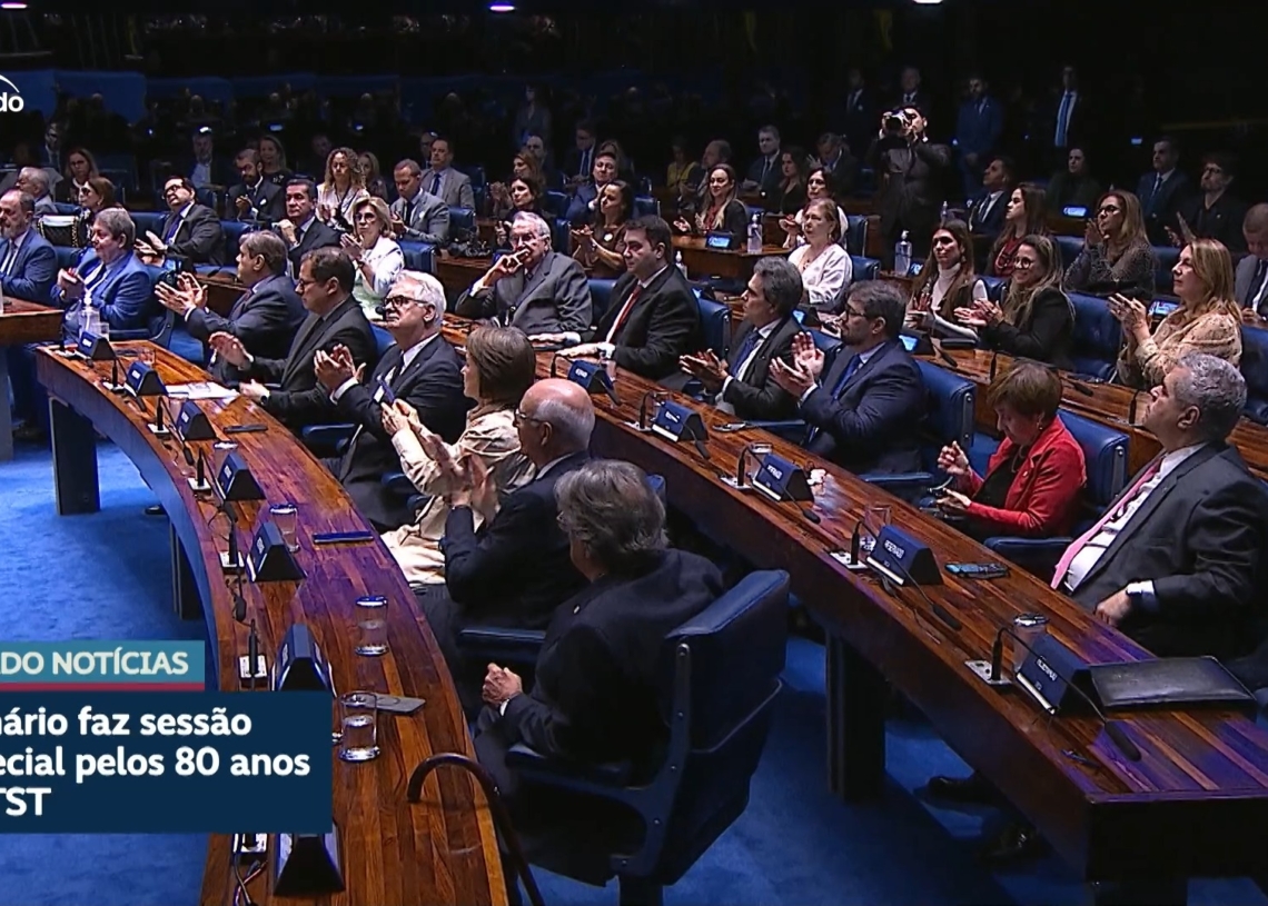 Sessão especial do Senado celebra 80 anos do Tribunal Superior do Trabalho — Senado Notícias
