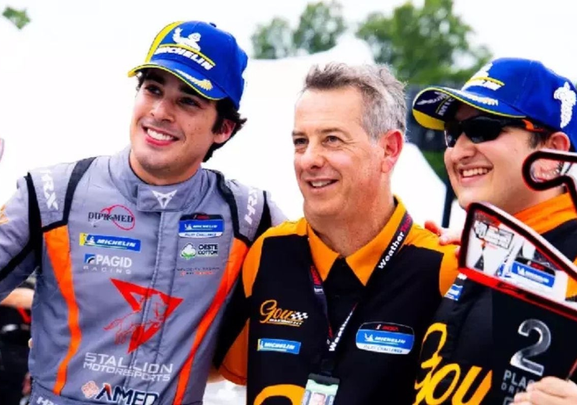 Caio Chaves volta ao pódio na IMSA após boa atuação em Road America