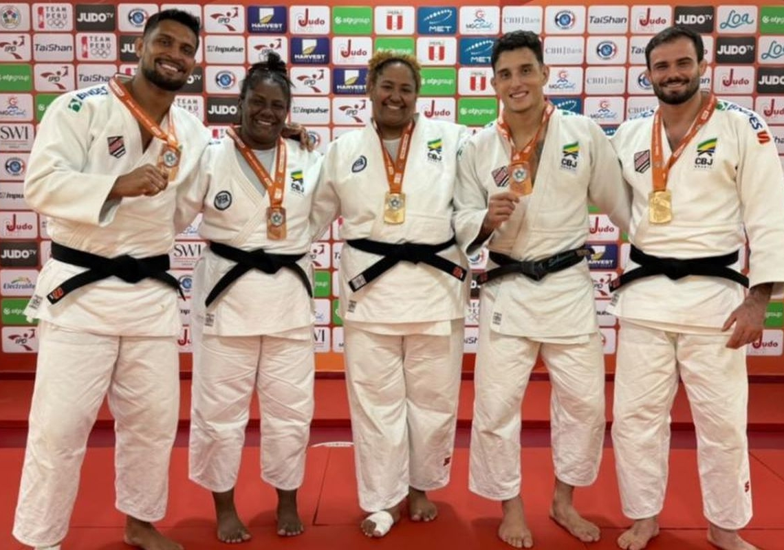 Brasil é campeão geral do Grand Prix de judô no Peru com 11 medalhas