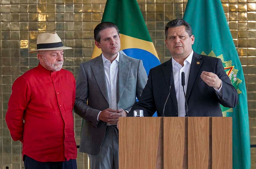 Davi Alcolumbre acerta prioridades do Congresso em reunião com Lula e Motta — Senado Notícias