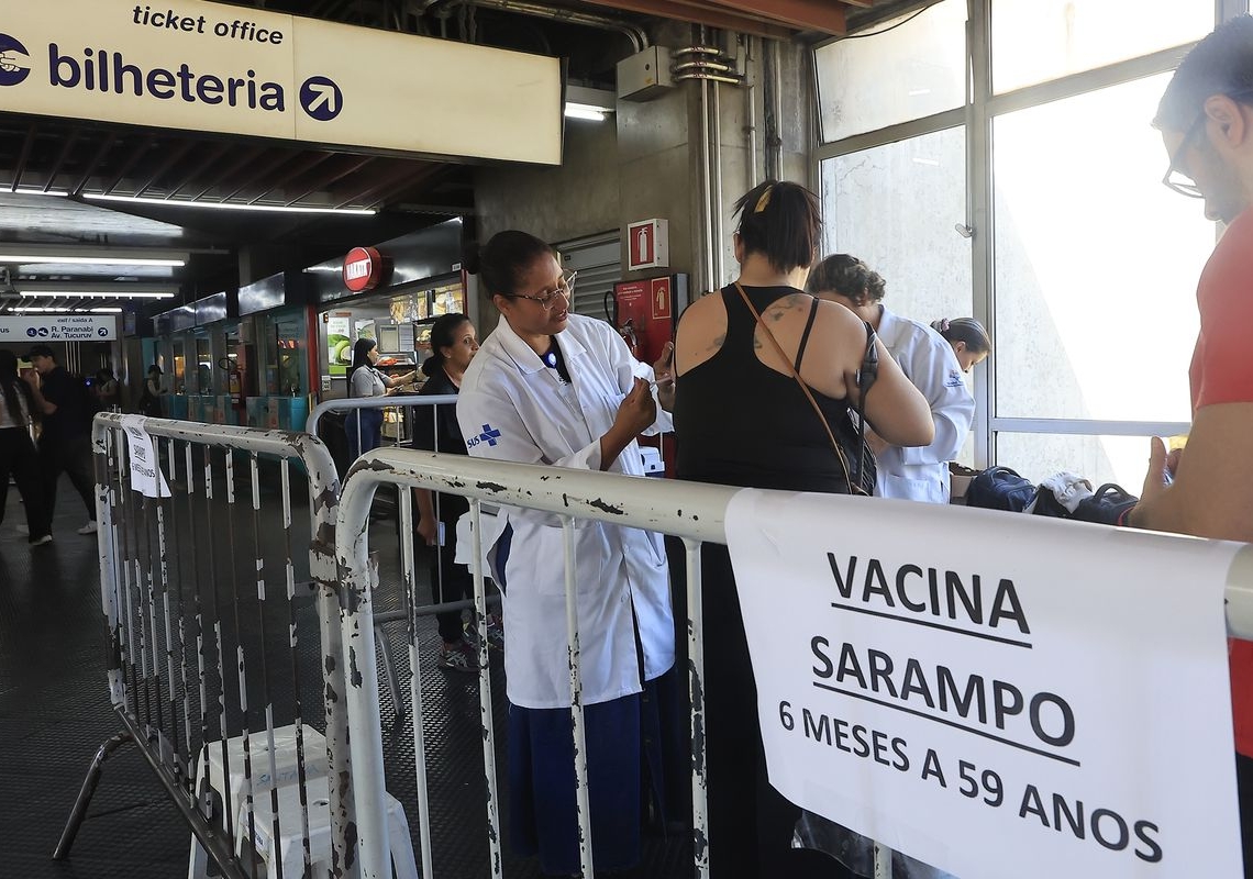 Ministério da Saúde reforça chamamento para vacina contra o sarampo