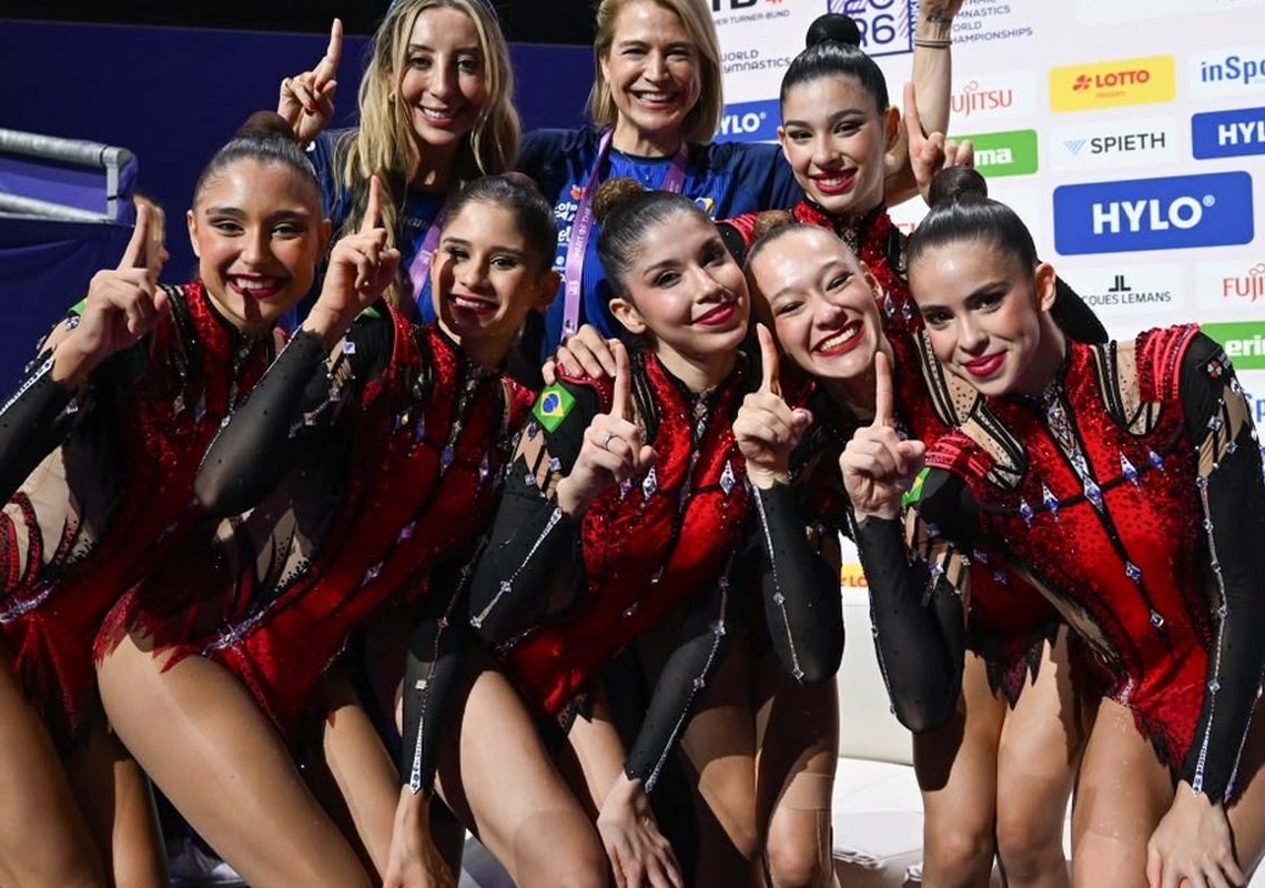 Brasil faz história e leva dois ouros no Mundial de ginástica rítmica