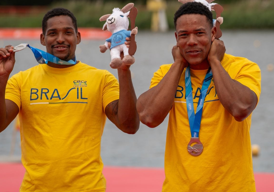 Jacky Godmann e Gabriel Nascimento são prata no Mundial de Canoagem