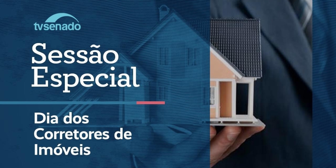 Ao vivo: Senado homenageia os corretores de imóveis