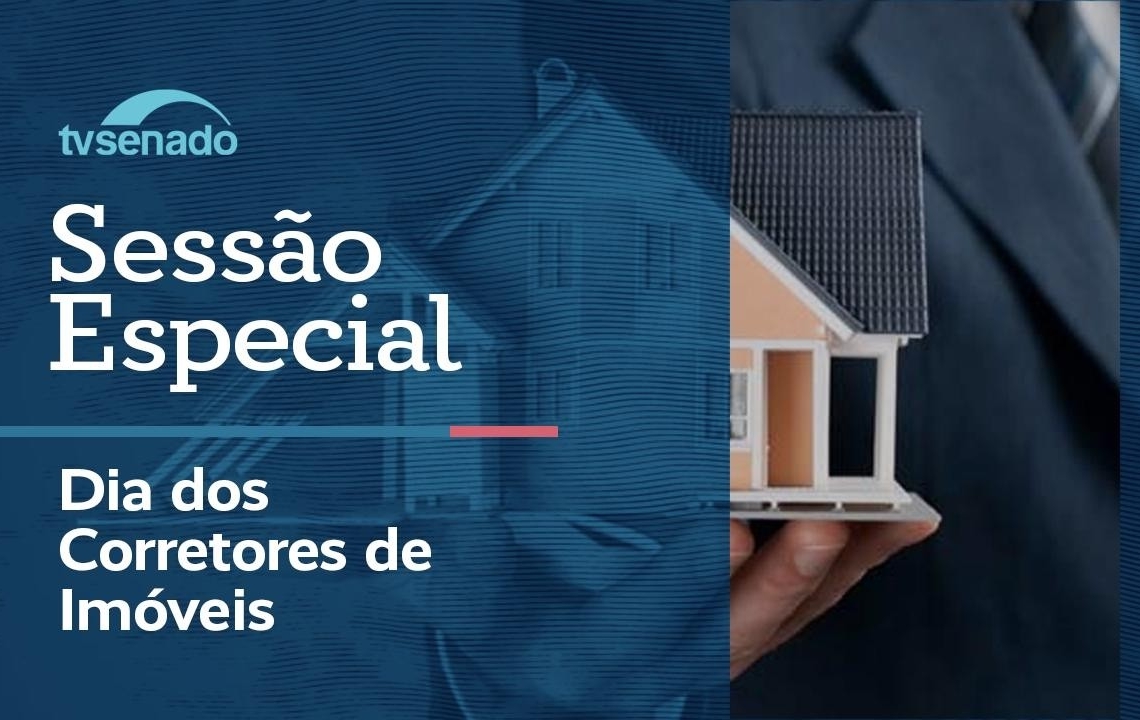 Ao vivo: Senado homenageia os corretores de imóveis