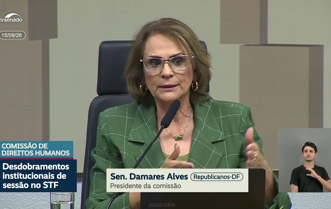 CDH discute desdobramentos da sessão plenária do STF – 15/9/26 — Senado Notícias