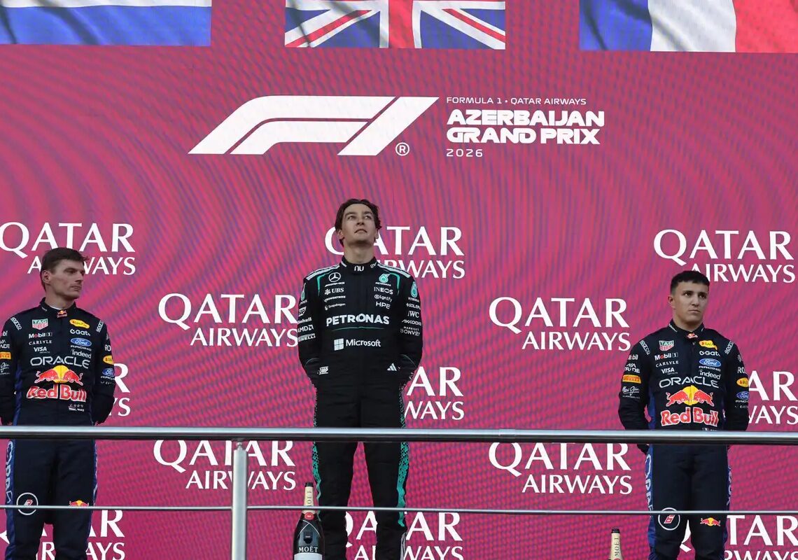 Fórmula 1: Russell supera Verstappen por 0.1s e vence GP do Azerbaijão