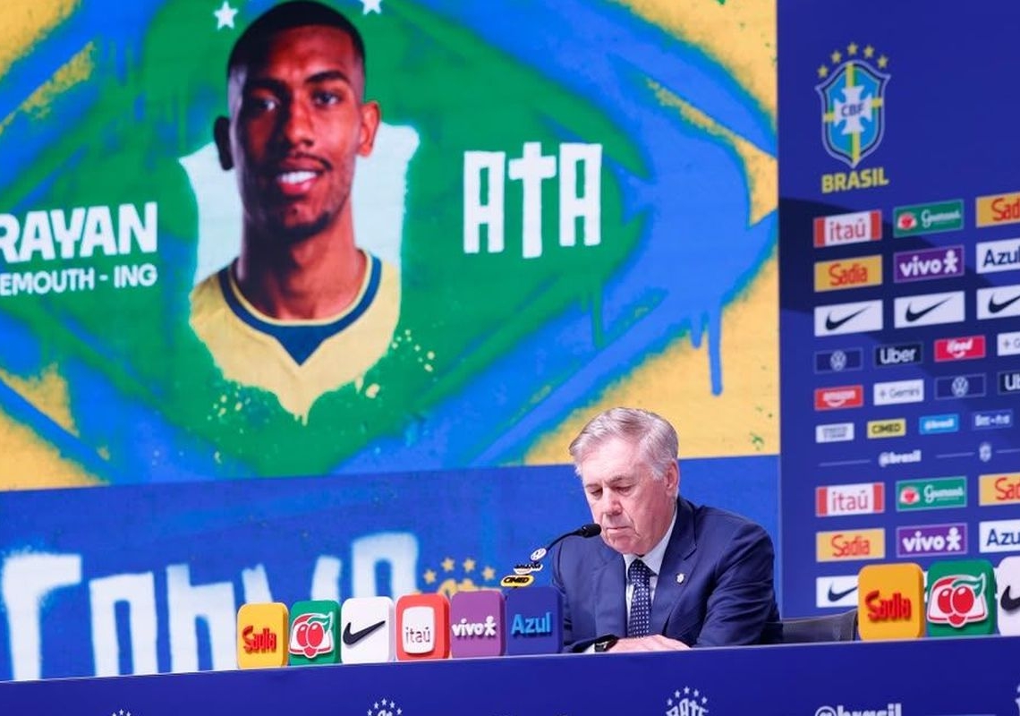 Ancelotti anuncia 26 convocados para amistosos da seleção brasileira