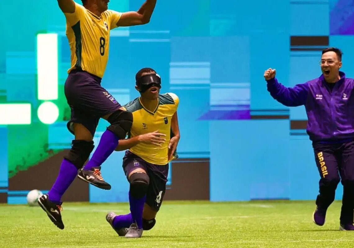 Brasil é hepatcampeão da Copa América de futebol de cegos em SP