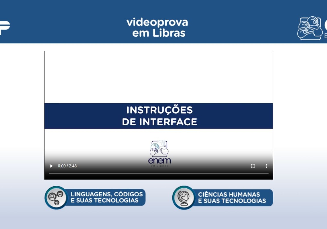 Plataforma Enem Libras ganha atualização com provas de 2017 a 2025