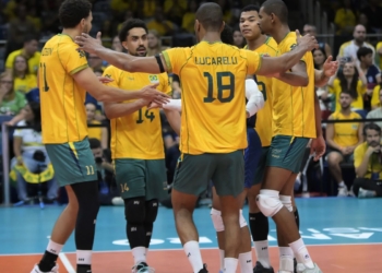 Brasil vence Venezuela e está no mundial de vôlei masculino