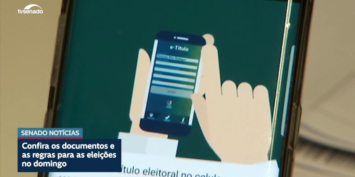 confira documentos e regras para votar neste domingo — Senado Notícias