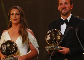 Harry Kane e Alexia Putellas vencem prêmio Bola de Ouro de 2026